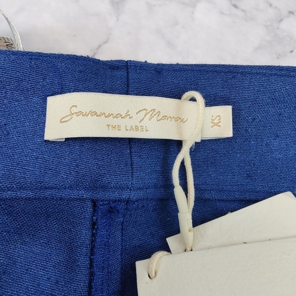 Savannah Morrow Jada Pants Midnight 100% Peace Silk XS NWT $420 - Picture 7 of 15